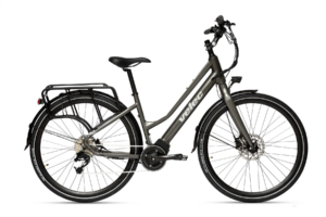 Close-up of the best-selling ultra-light e-bike's sleek design, a favorite among Canadian riders